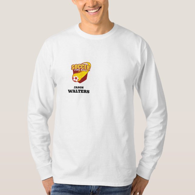Soccer Team Shirt with Name (Front)