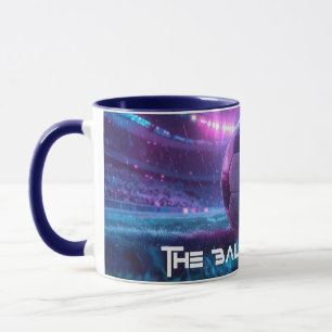 SOCCER - THE BALL IS ROUND - FOOTBALL MUG