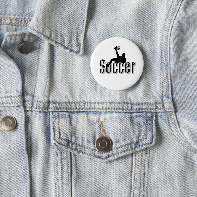 Soccer The Game, 6 cm Round Badge (In Situ)