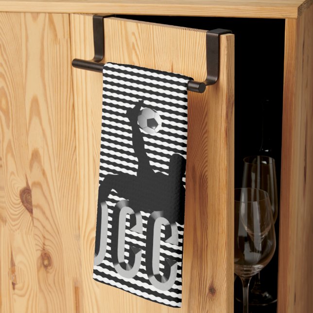 Soccer The Game, Dish Towel (Thirds Fold)