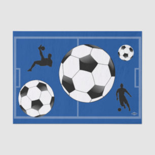 Soccer Theme Gift Tissue Paper Blue HAMbyWG