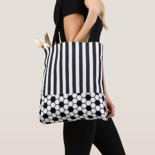 Soccer themed  tote bag
