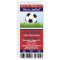 Soccer Ticket birthday invitation customisable