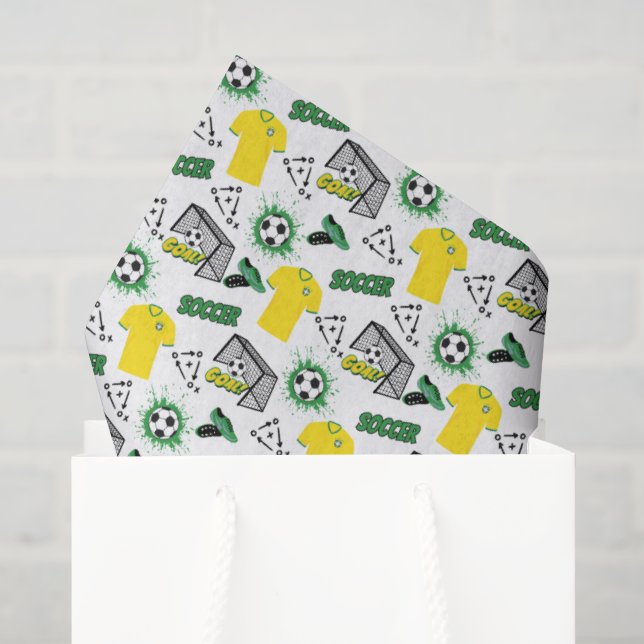 Soccer Tissue Paper (Gift Bag)