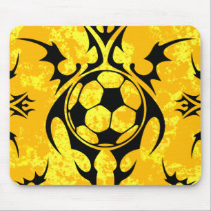 soccer. tribal. mouse pad