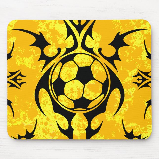 soccer. tribal. mouse pad (Front)
