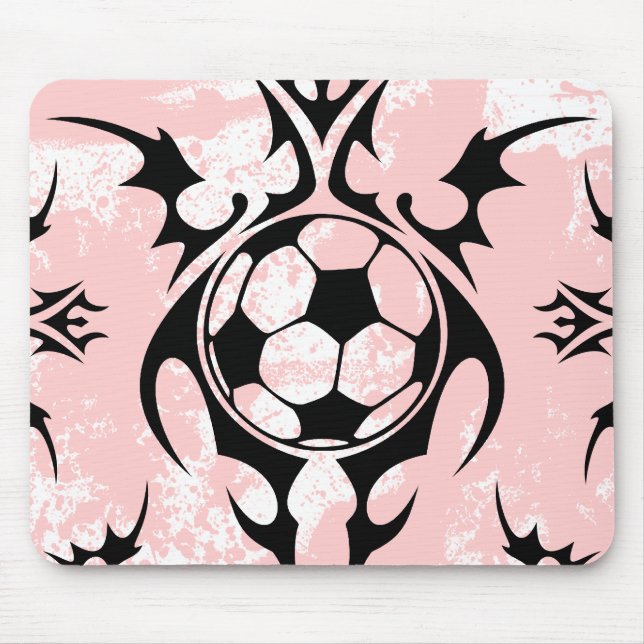 soccer. tribal. mouse pad (Front)