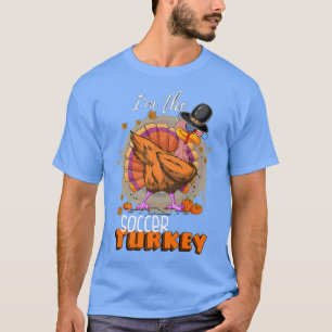 Soccer Turkey Matching Family Thanksgiving Party P T-Shirt