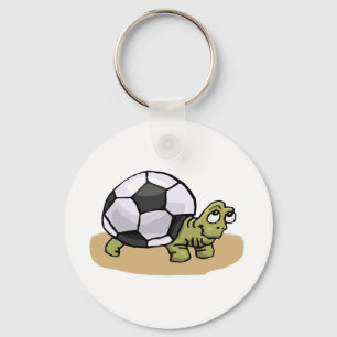 Soccer Turtle Key Ring