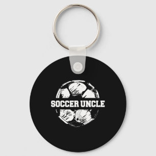 Soccer Uncle Funny Sketch Split Soccer Ll Sports F Key Ring