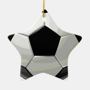 Soccer Unique Artwork Ceramic Tree Decoration