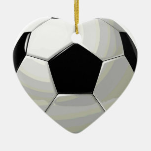 Soccer Unique Artwork Ceramic Tree Decoration