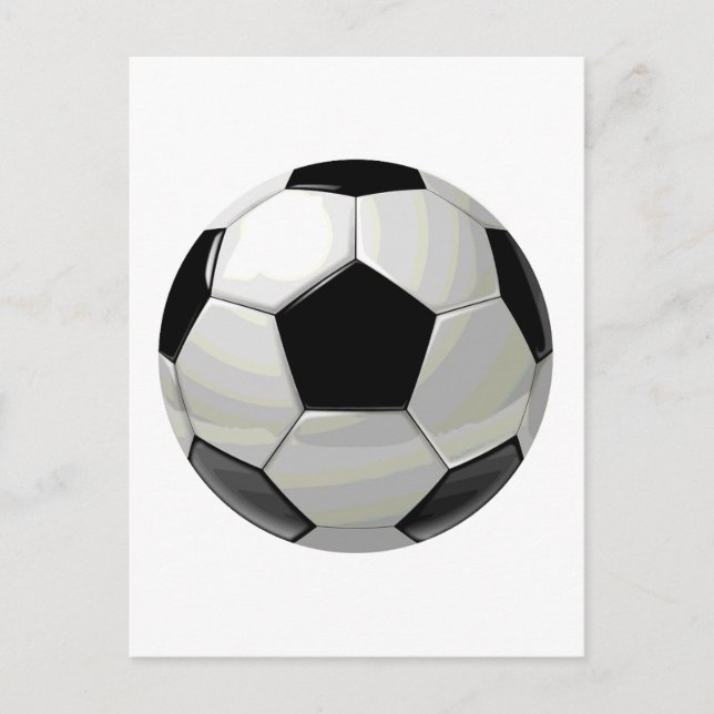 Soccer Unique Artwork Postcard (Front)