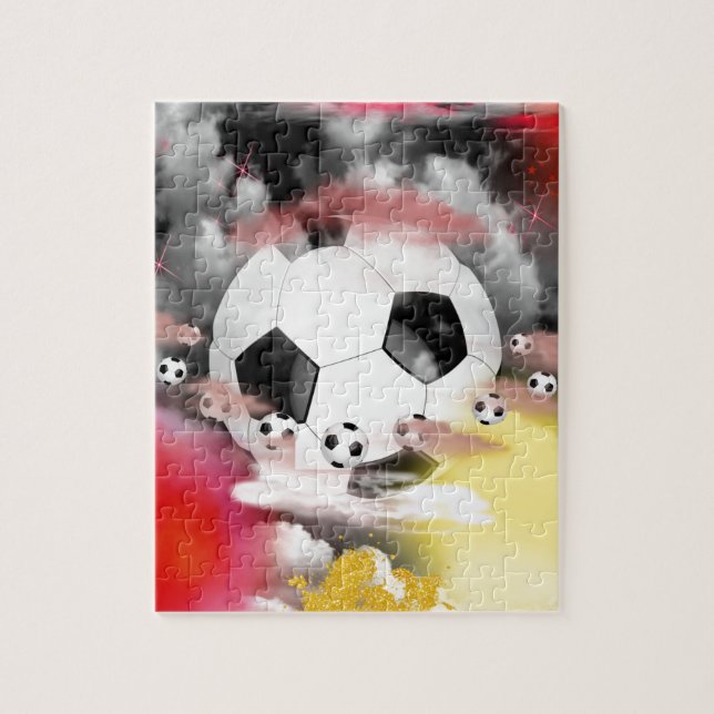 Soccer Universe Graphic Design Jigsaw Puzzle (Vertical)