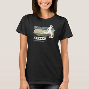 Soccer Uzbekistan Flag Football Team Soccer Player T-Shirt