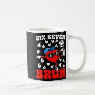 Soccer Valentine Funny Six Seven 6 7 Heart Meme Br Coffee Mug