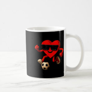 Soccer Valentines Day Cute Funny Heart Boys Girls  Coffee Mug