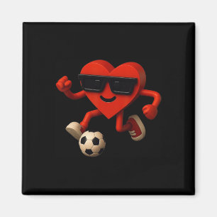 Soccer Valentines Day Cute Funny Heart Boys Girls  Magnet