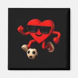 Soccer Valentines Day Cute Funny Heart Boys Girls  Magnet