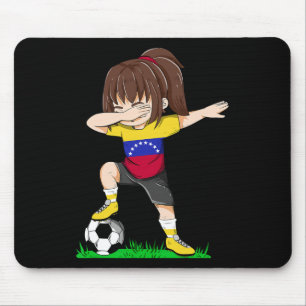 Soccer Venezuela Jersey Shirt Venezuelan Flag Foot Mouse Pad