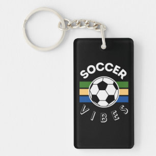 Soccer Vibes Key Ring