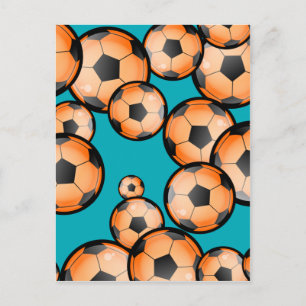 Soccer Wallpaper Postcard