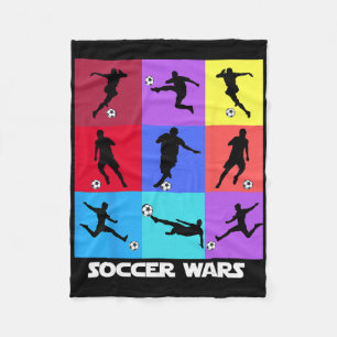 Soccer Wars - Spectacular Soccer Player  Fleece Blanket