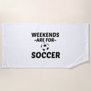 SOCCER WEEKEND BEACH TOWEL
