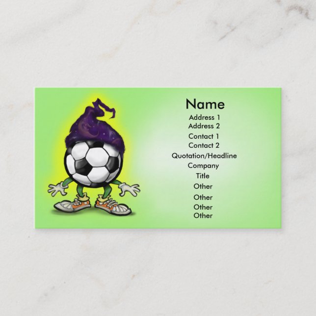 Soccer Wiz Card (Front)