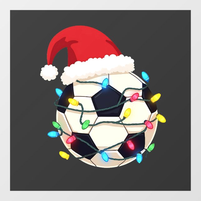 Soccer Wrapped in Christmas Lights Soccer Player  (Sheet)