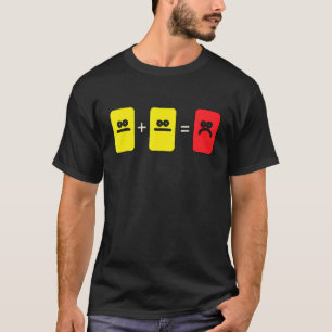 Soccer Yellow Red Card Referee Funny Sports T-Shirt