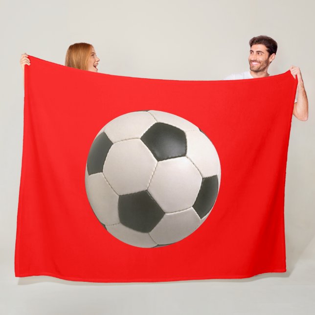 Soccerball Fleece Blanket (In Situ)
