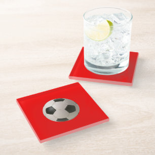 Soccerball Glass Coaster