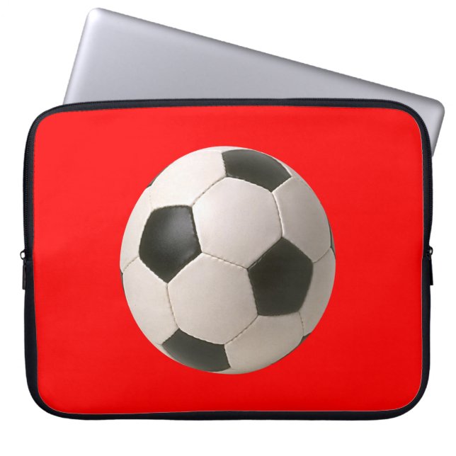 Soccerball Laptop Sleeve (Front)