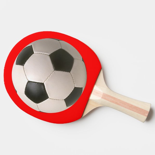 Soccerball Ping Pong Paddle (Side)