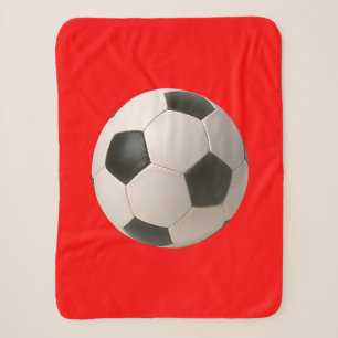 Soccerball Sherpa Blanket