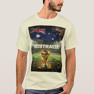 Socceroos Glory Under Fireworks T-Shirt