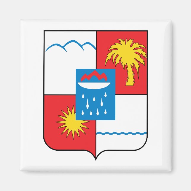 Sochi Russia Coat of Arms Magnet (Front)