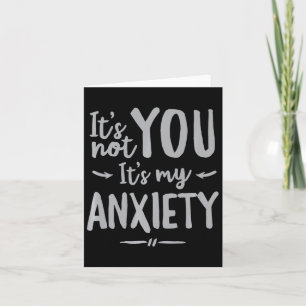 Social Anxiety Mental Health Awareness Not You Card