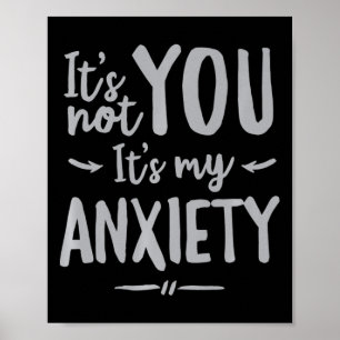 Social Anxiety Mental Health Awareness Not You Poster