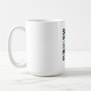 Social Battery 1 Percent But My Cat Is Enough Intr Coffee Mug