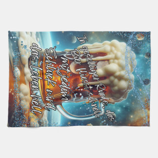 social beer tea towel