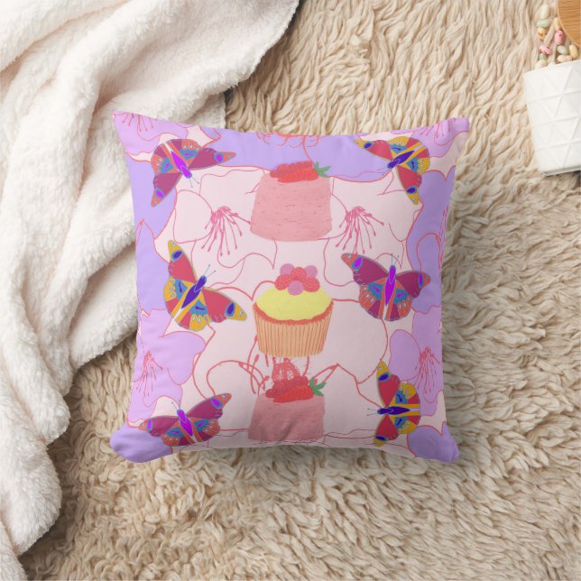Social Butterflies Cushion (Blanket)
