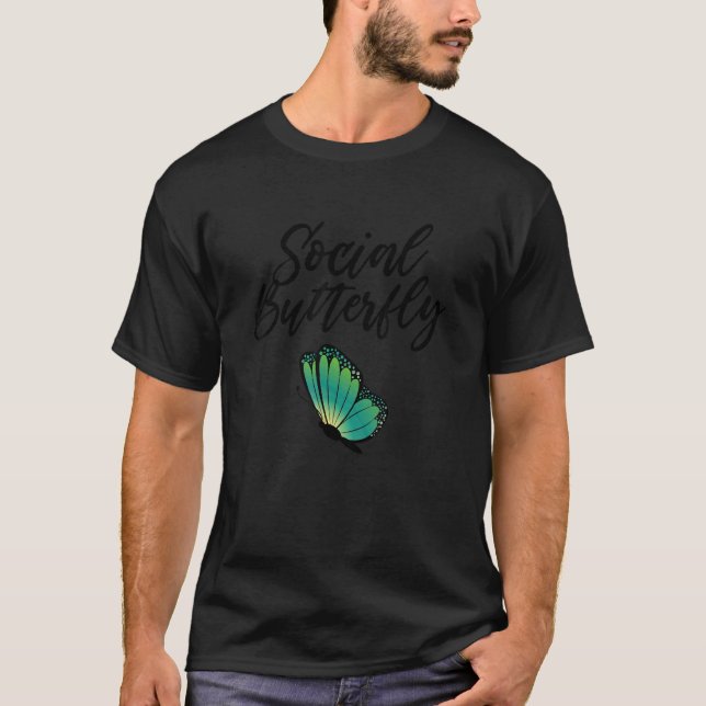 Social Butterfly T-Shirt (Front)