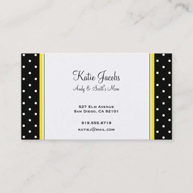 Social Calling Cards (Front)