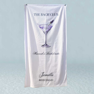 Social Club Lavender Cocktail The Bach Girls Trip Beach Towel