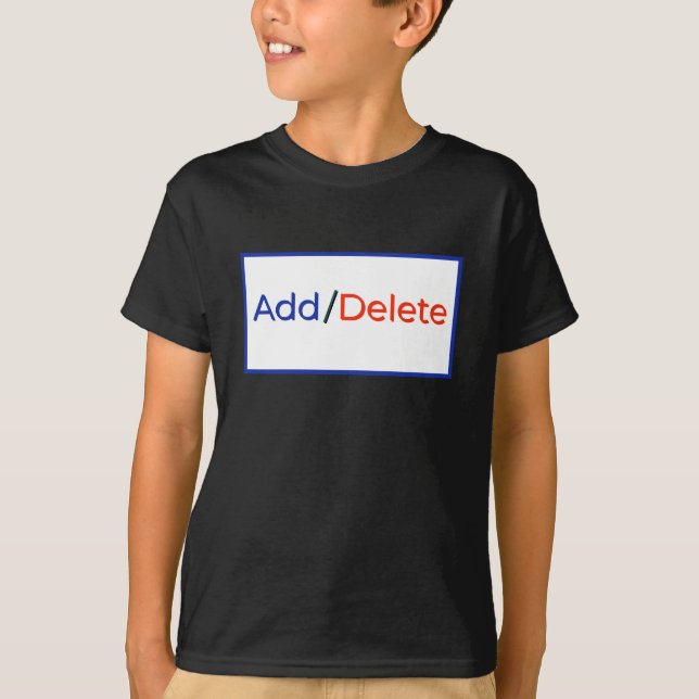 Social cyber typography funny cute design T-Shirt (Front)