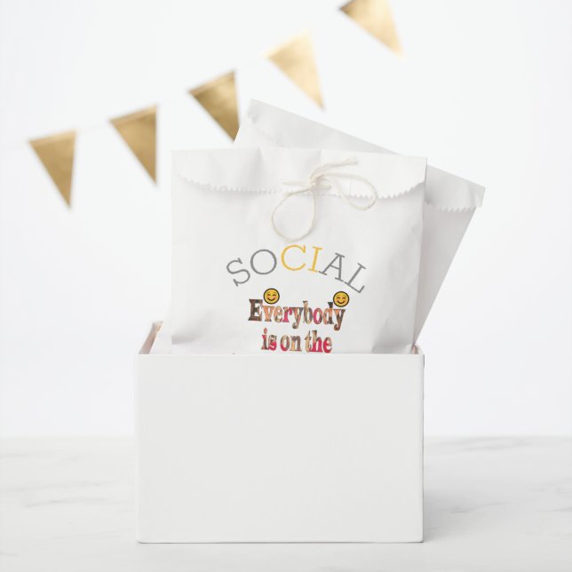 Social Distance Latest COVID19 Inspirational ideas Favour Bags (Party)