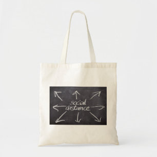 Social Distance Tote Bag