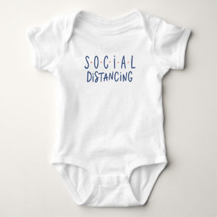 Social Distancing Baby Bodysuit